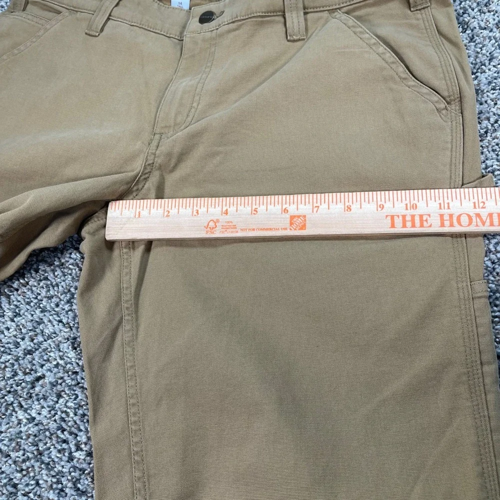 Carhartt Men's 36x34 Original Fit Carpenter Pants Tan Duck Canvas Tall